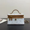 CHANEL Top Handle Bags (Light Blue-Brown) F00202608070501