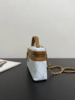 Alternative view of CHANEL Top Handle Bags (Light Blue-Brown) F00202608070501