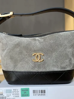 Alternative view of CHANEL Top Handle Bags Metal (Gray-Black) 21X19X6CM F00202608070835