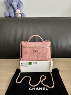 CHANEL Top Handle Bags (Pink-Gold) F10202608070852