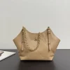 CHANEL Totes Bags Calfskin Leather (Beige-Gold) 30X18X6CM A100202608073224