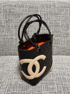 Alternative view of CHANEL Totes Bags Caviar Leather (Black-Beige) 24X20X8CM A080202608072579