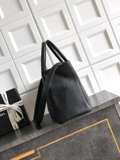Alternative view of CHANEL Totes Bags Caviar Leather (Black-Gold) 24X36X14CM I20202608071953