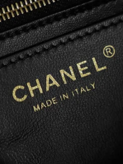 Alternative view of CHANEL Totes Bags Caviar Leather (Black-Gold) One Size I50202608073255