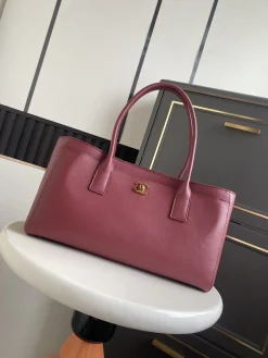CHANEL Totes Bags Caviar Leather (Rose-Gold) 20X39X13CM I00202608070584
