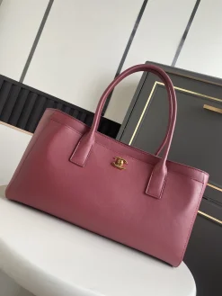 Alternative view of CHANEL Totes Bags Caviar Leather (Rose-Gold) 20X39X13CM I00202608070584