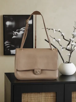 CHANEL Totes Bags Caviar Leather (Taupe-Gold) One Size I50202608073253