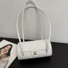 CHANEL Trend Bags Calfskin Leather (White-Gold) 20X10X10CM I50202608071565
