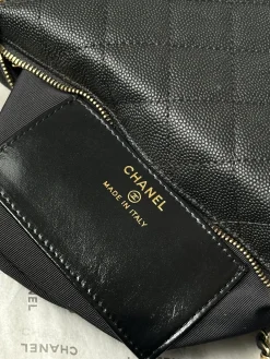 Alternative view of CHANEL Trend Bags Caviar Leather (Black-Gold) 21X19X6CM E60202608070749