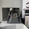 CHANEL Trend Bags Caviar Leather (Grey-Gold) 30X26X14CM F50202608073200