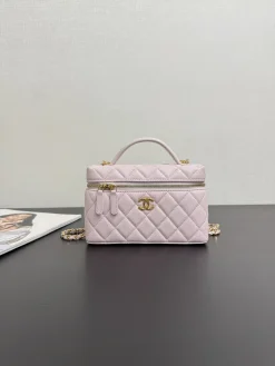 CHANEL Trend Bags Caviar Leather (Pink-Gold) 19CM H50202608070034
