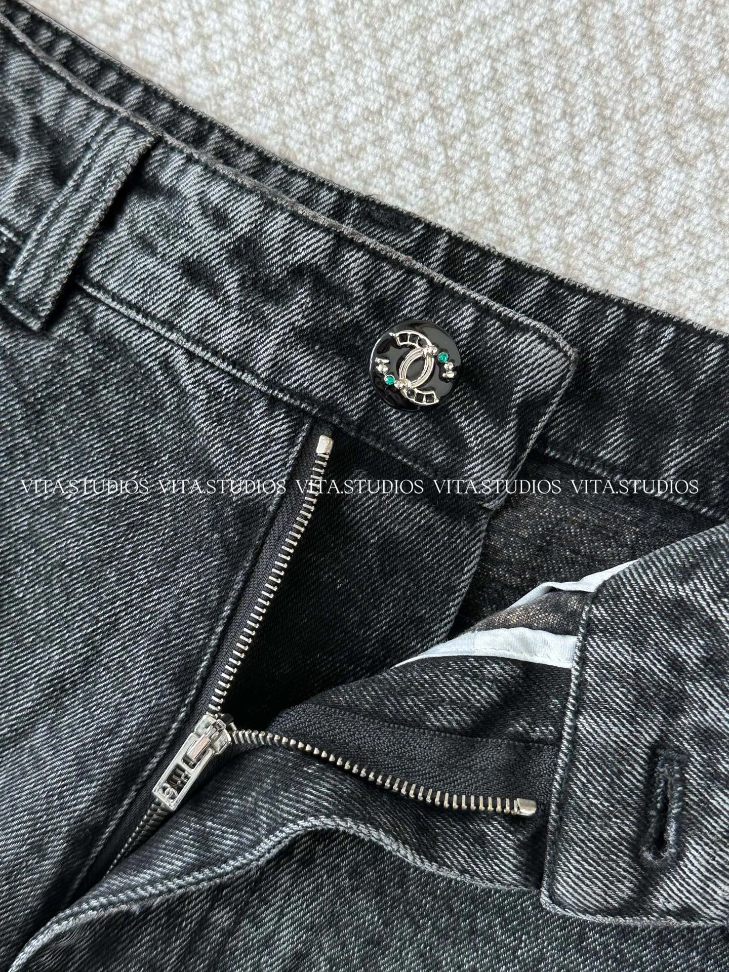 CHANEL Trousers Cotton Blend XS C90202608040734 - Image 4