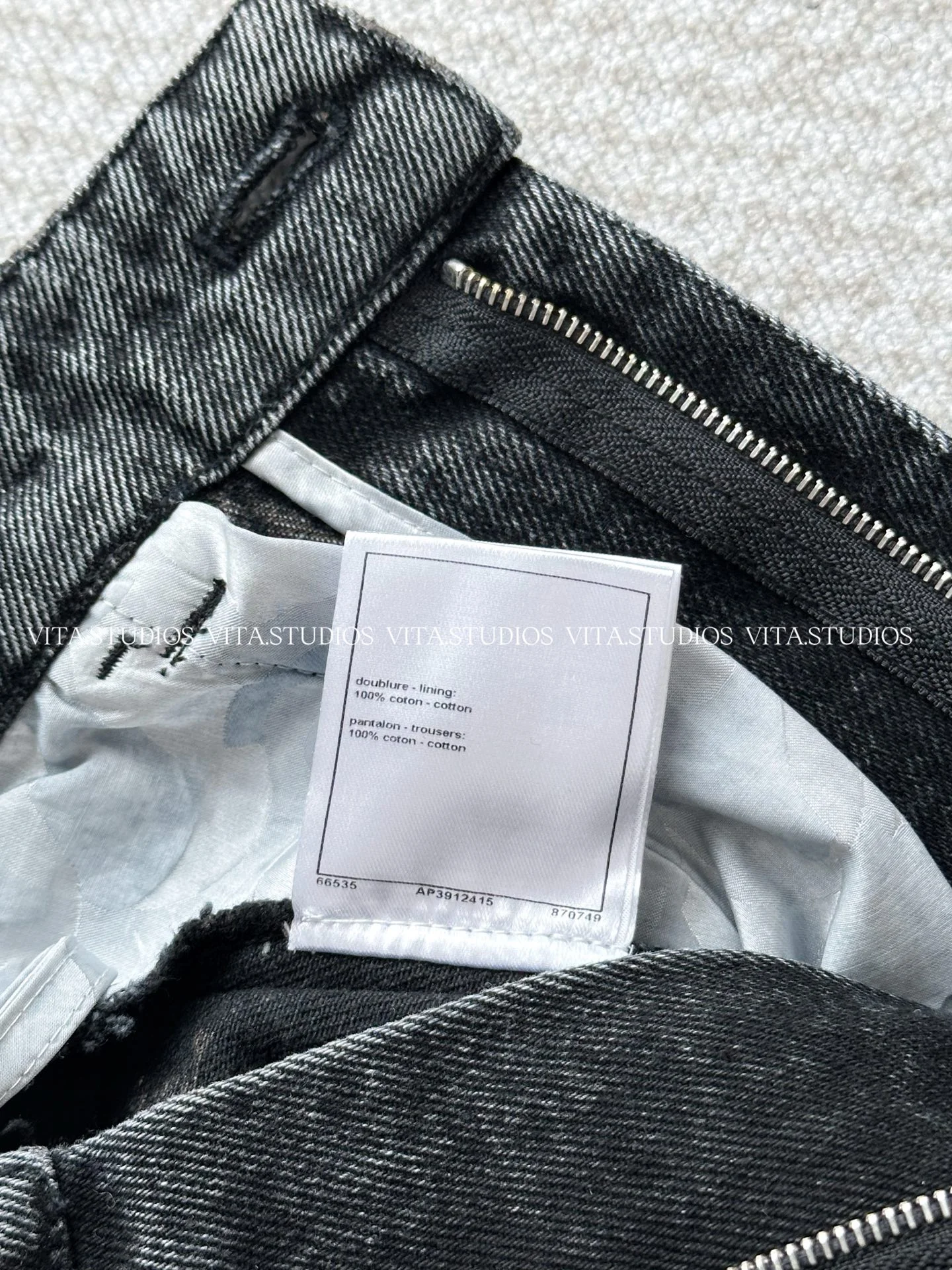 CHANEL Trousers Cotton Blend XS C90202608040734 - Image 7