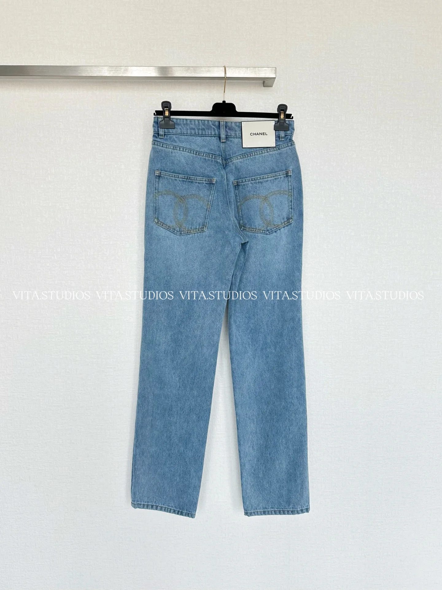 CHANEL Trousers Cotton Polyester XS-L C90202608040735 - Image 2