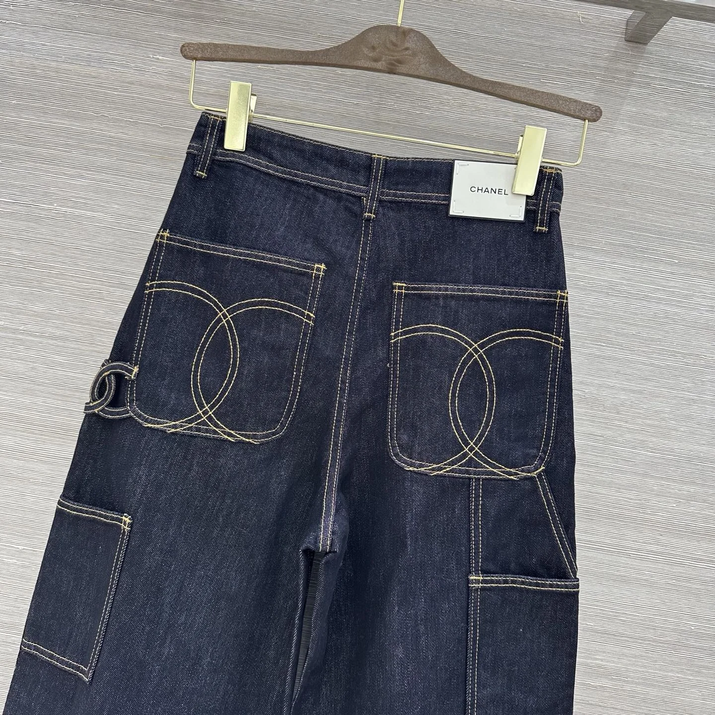CHANEL Trousers Denim S A05202608040092 - Image 3