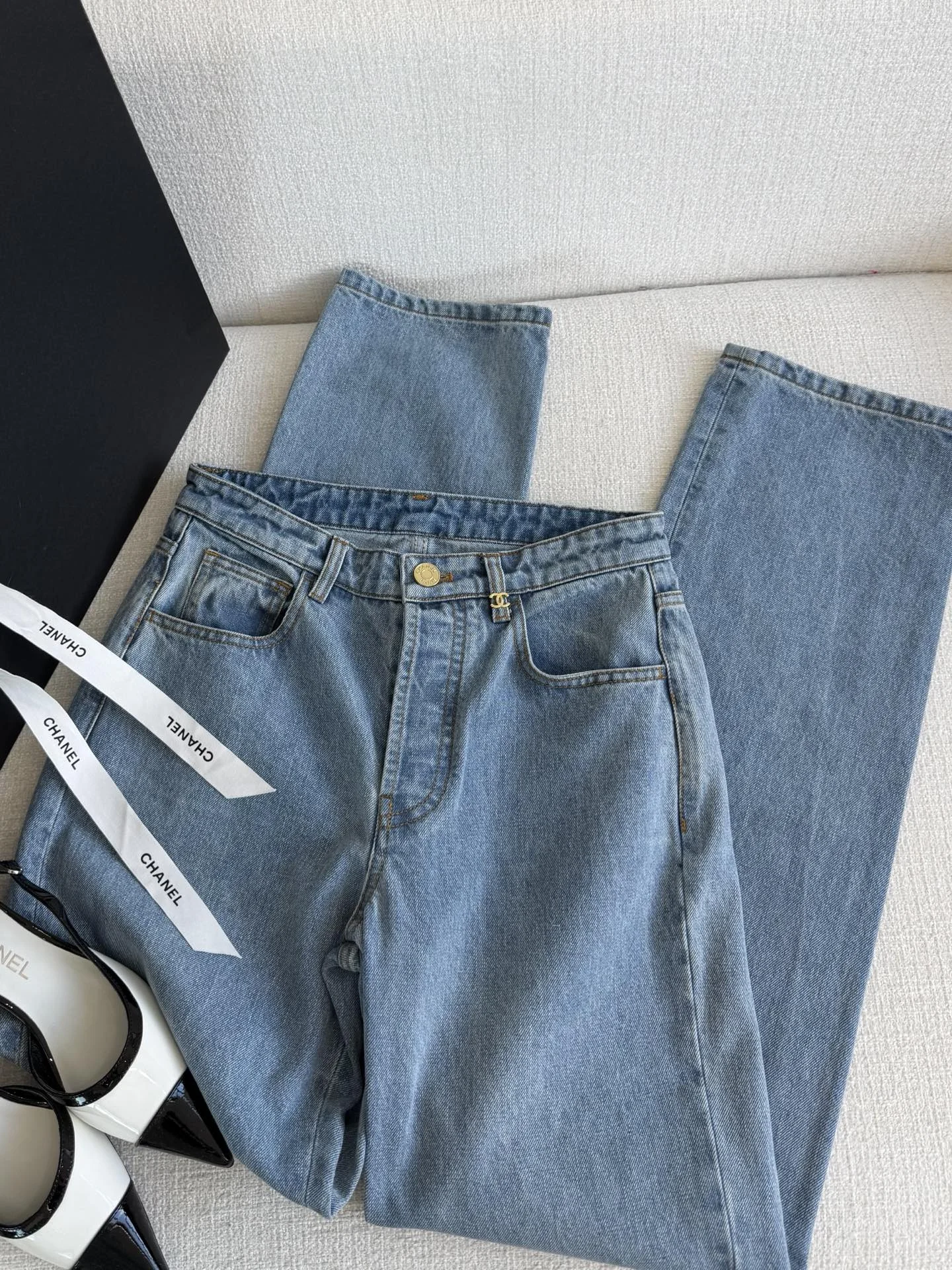 CHANEL Trousers Denim S-L C25202608040237