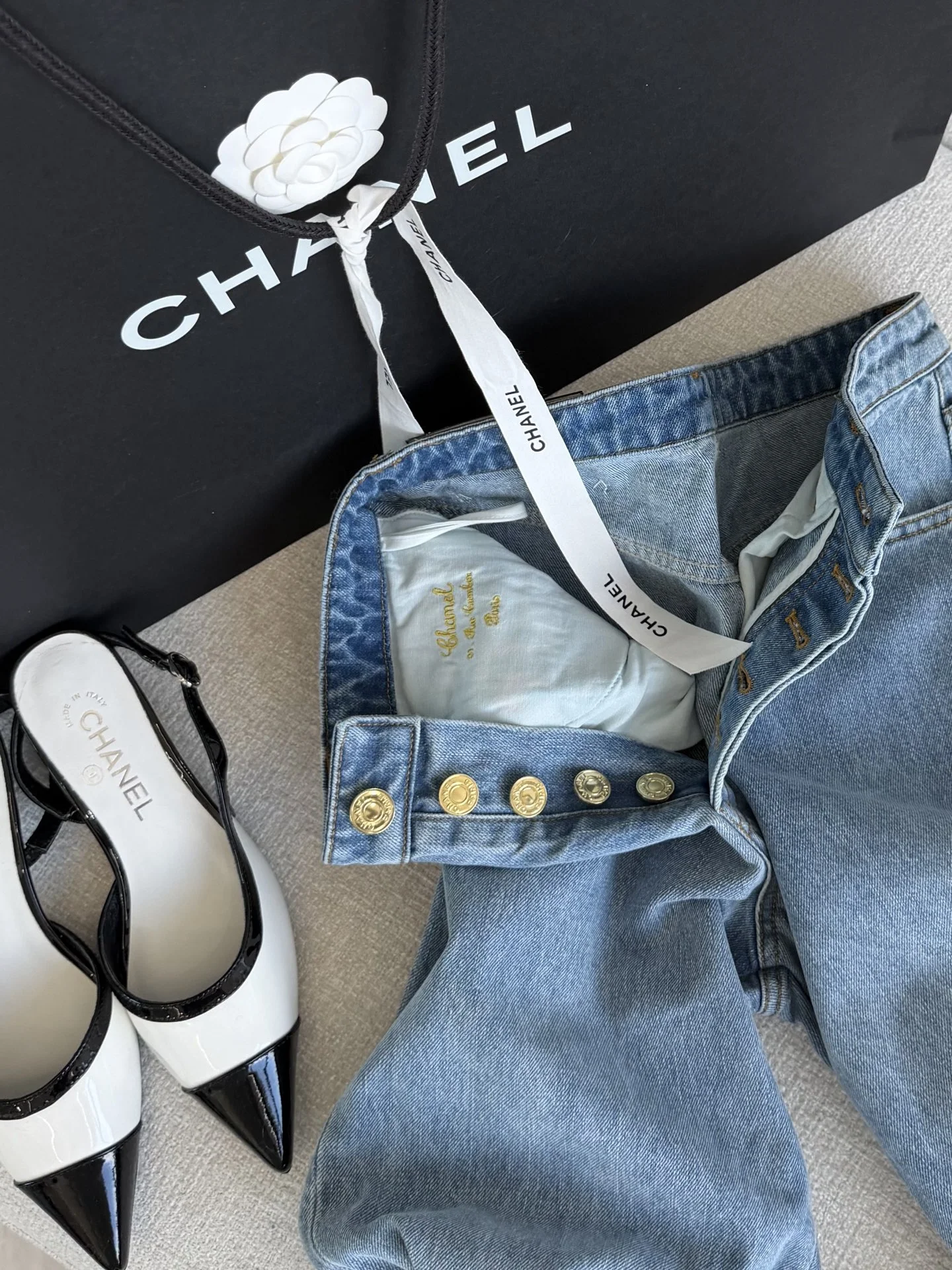 CHANEL Trousers Denim S-L C25202608040237 - Image 4