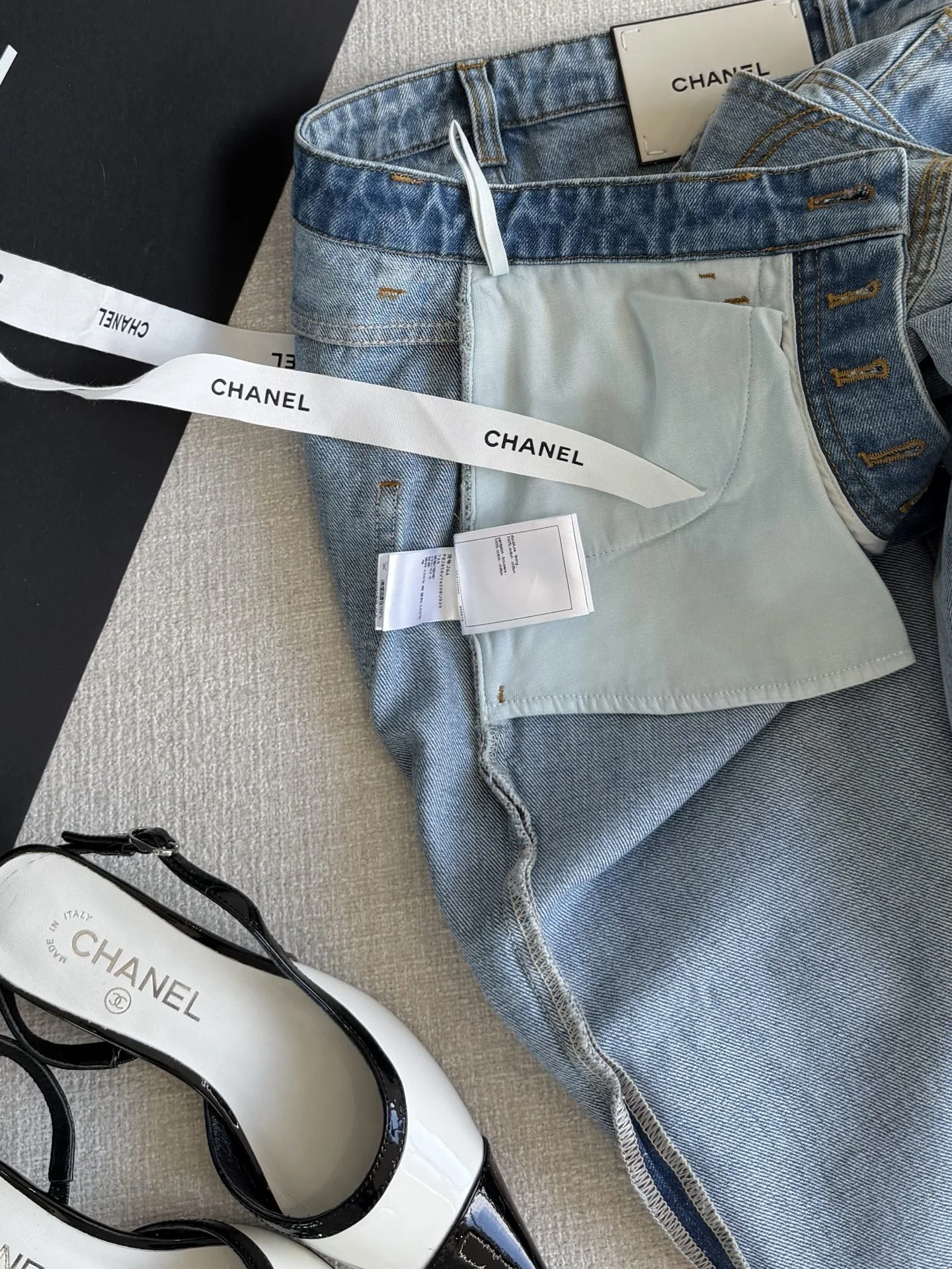 CHANEL Trousers Denim S-L C25202608040237 - Image 7