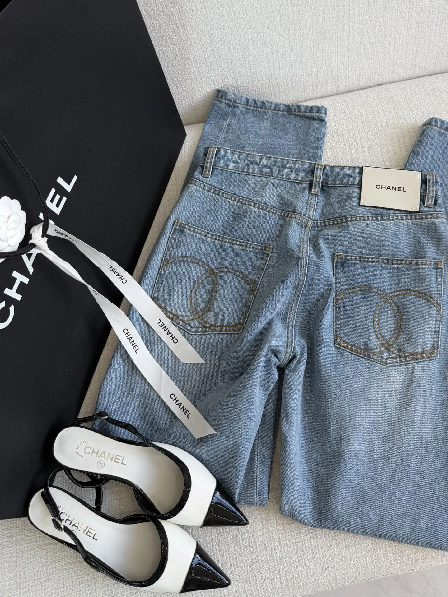 CHANEL Trousers Denim S-L C25202608040237 - Image 9