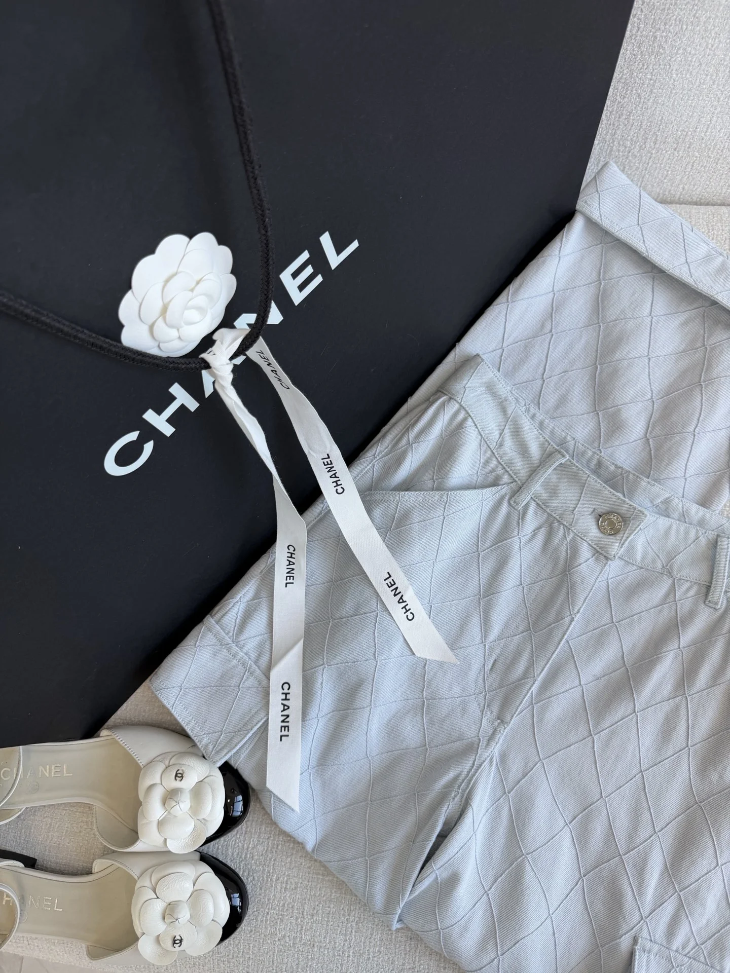 CHANEL Trousers Denim S-L C85202608042588 - Image 3