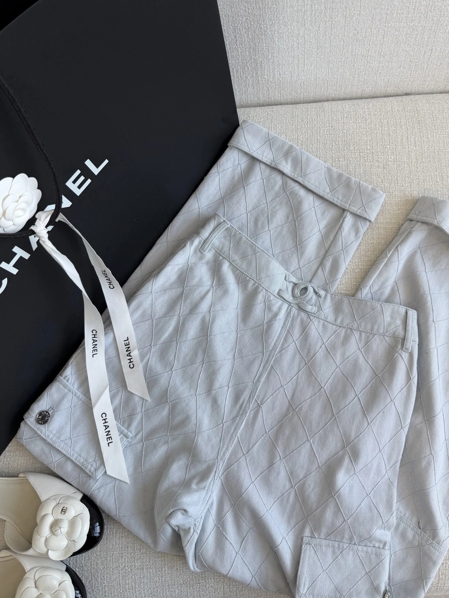 CHANEL Trousers Denim S-L C85202608042588 - Image 6