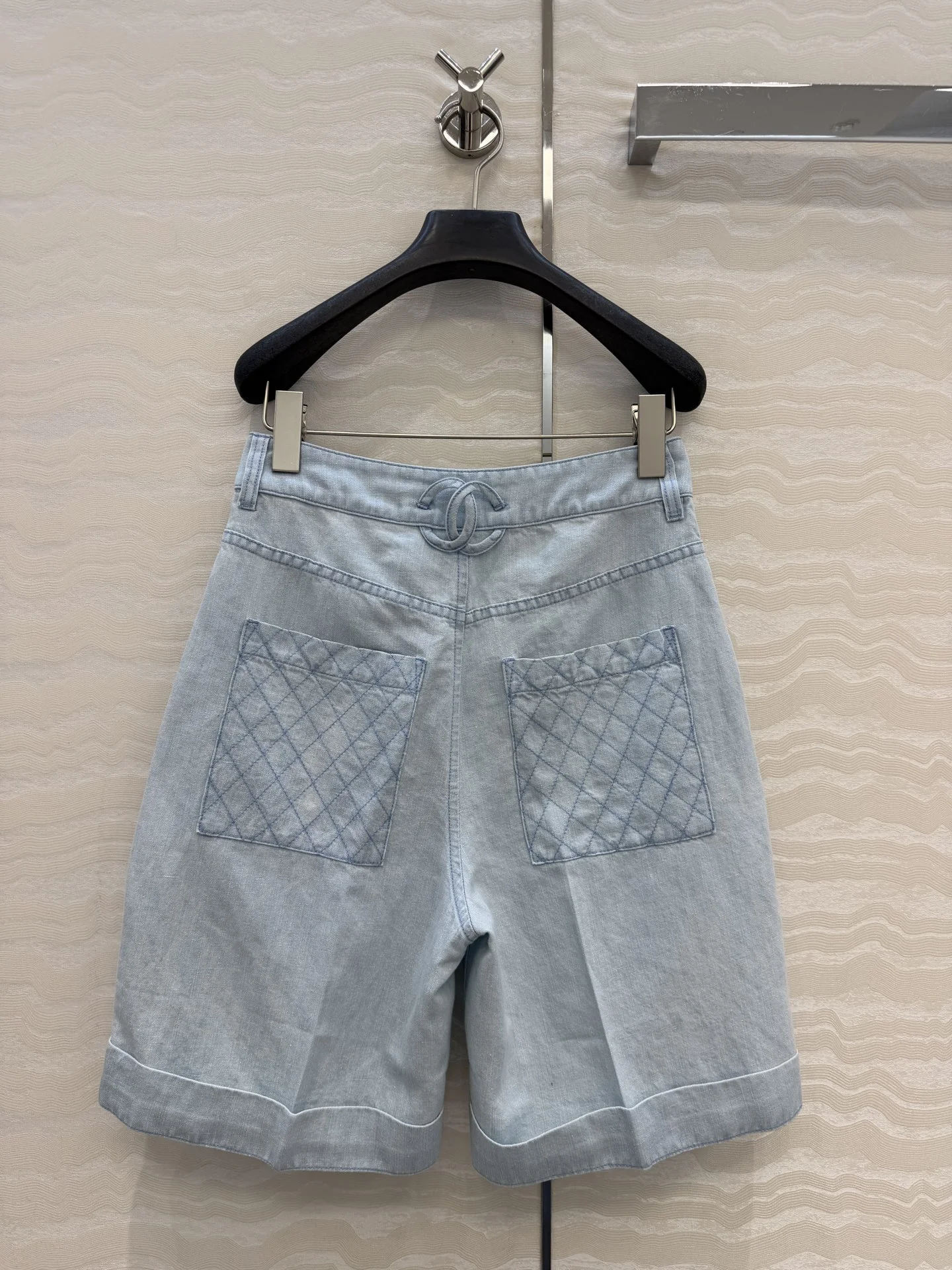 CHANEL Trousers Linen Denim 36 B60202608040350 - Image 8