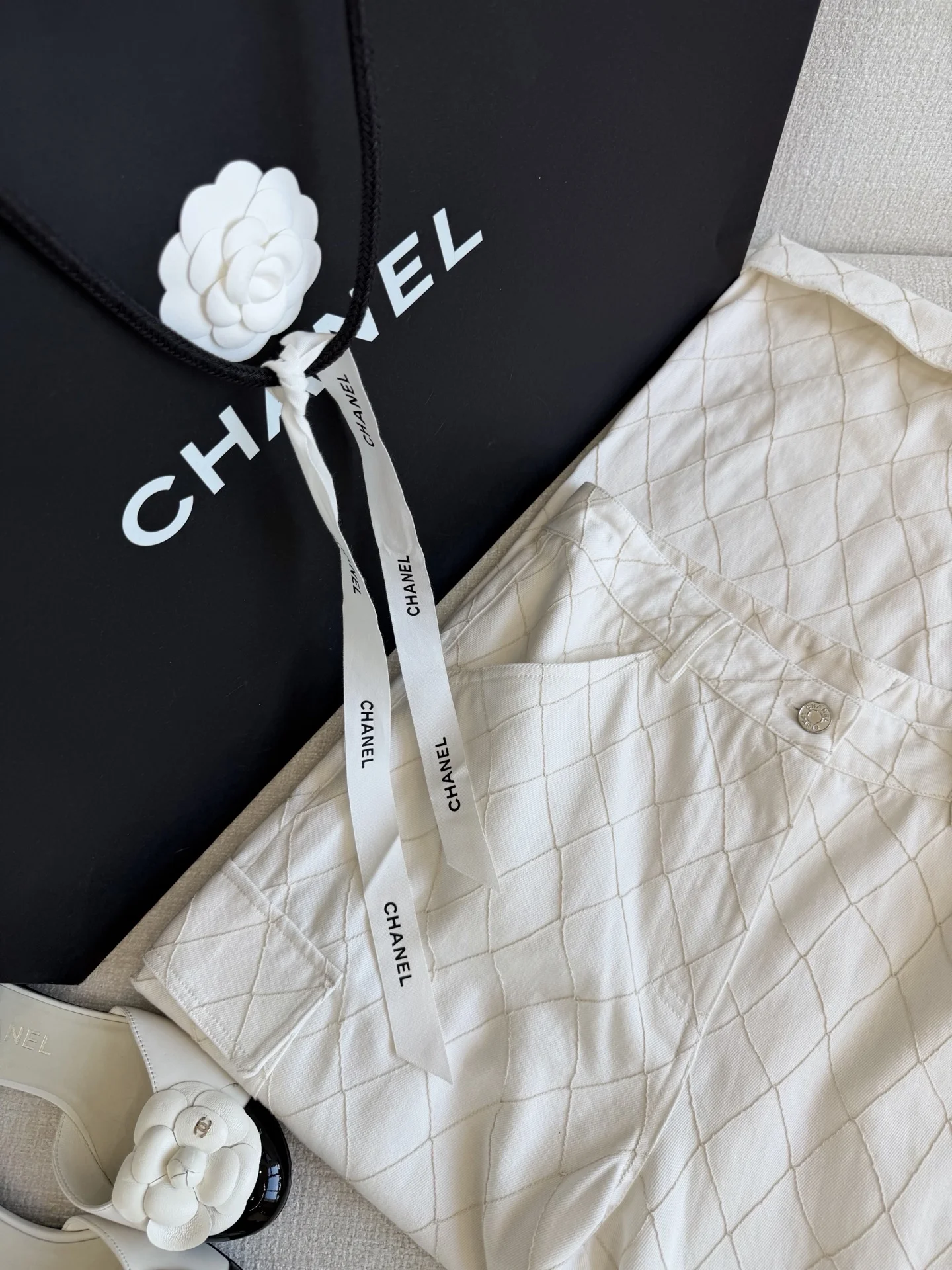 CHANEL Trousers Soft Denim S-L C85202608042587 - Image 3