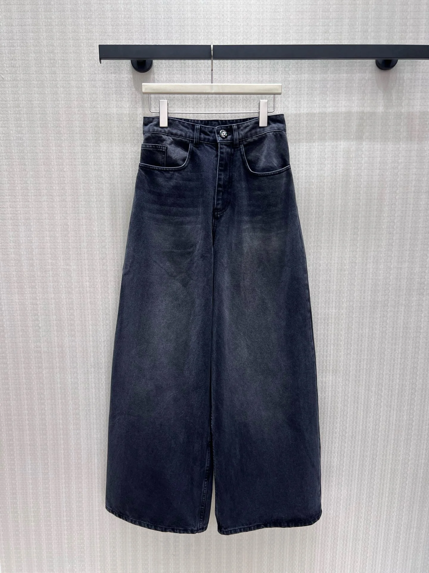 CHANEL Trousers Washed Denim 36-40 C35202608042835