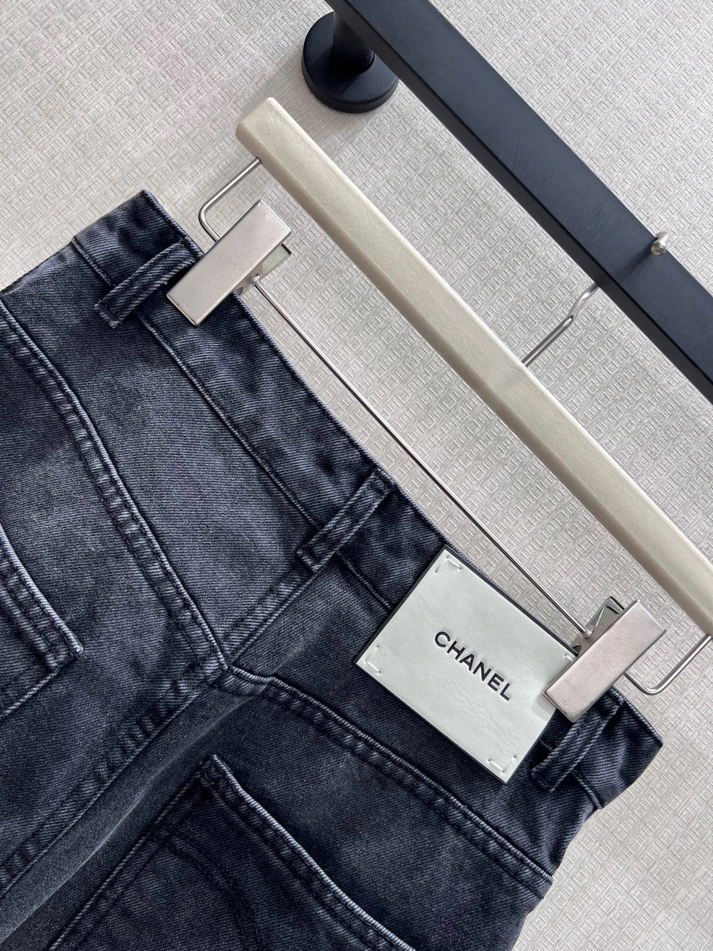 CHANEL Trousers Washed Denim 36-40 C35202608042835 - Image 4