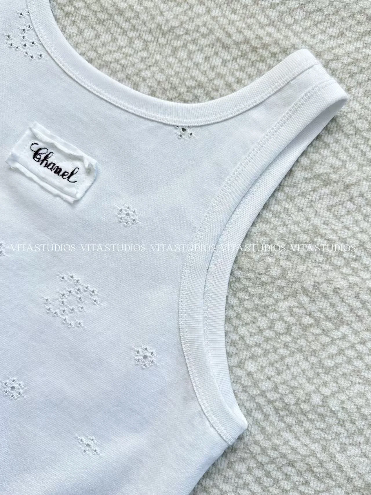 CHANEL Vests Combed Cotton S M L B30202608042064 - Image 3