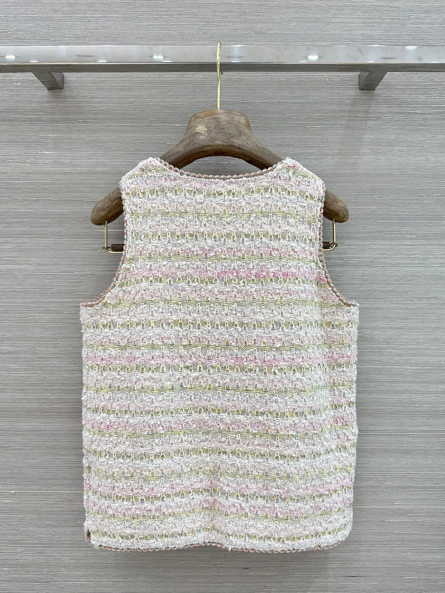 CHANEL Vests Cotton Yarn 36-40 C00202608040042 - Image 9