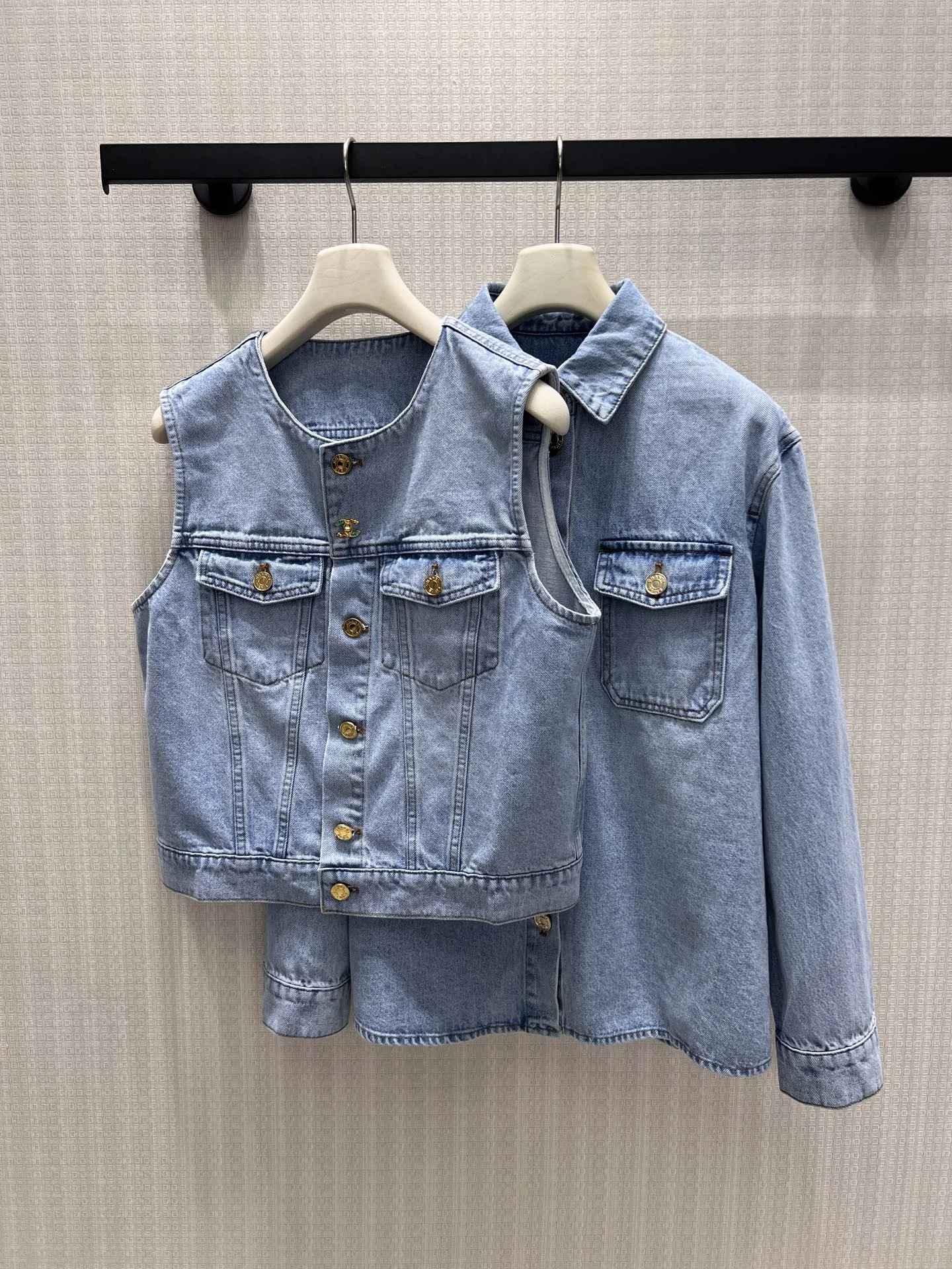 CHANEL Vests Denim 36-40 C05202608041572 - Image 8