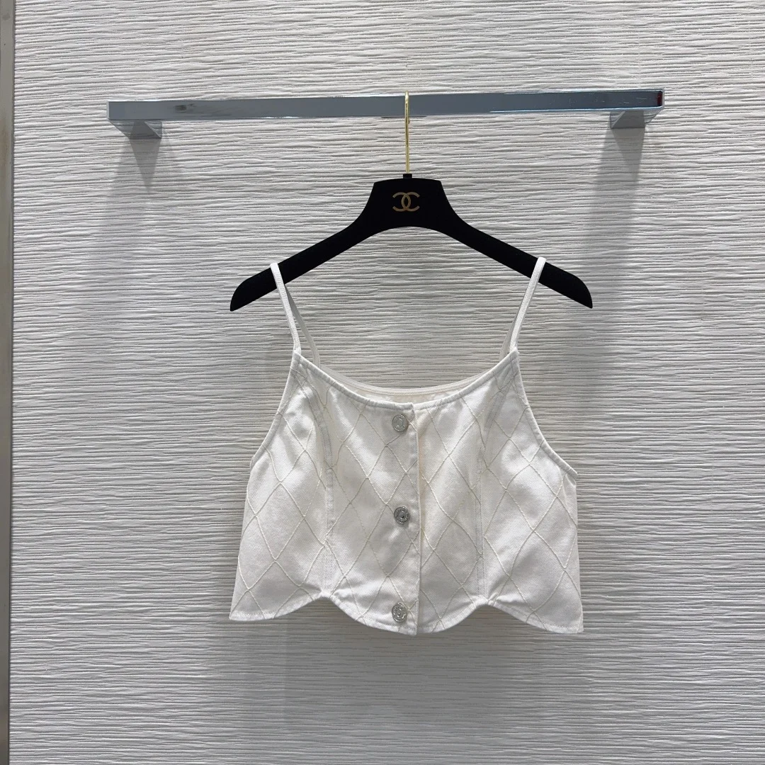 CHANEL Vests Denim Cotton S M L B05202608040661