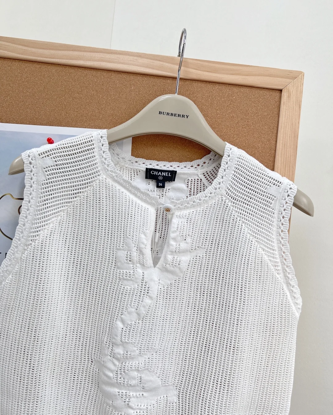 CHANEL Vests Knitted Mesh S M L B75202608040118 - Image 10