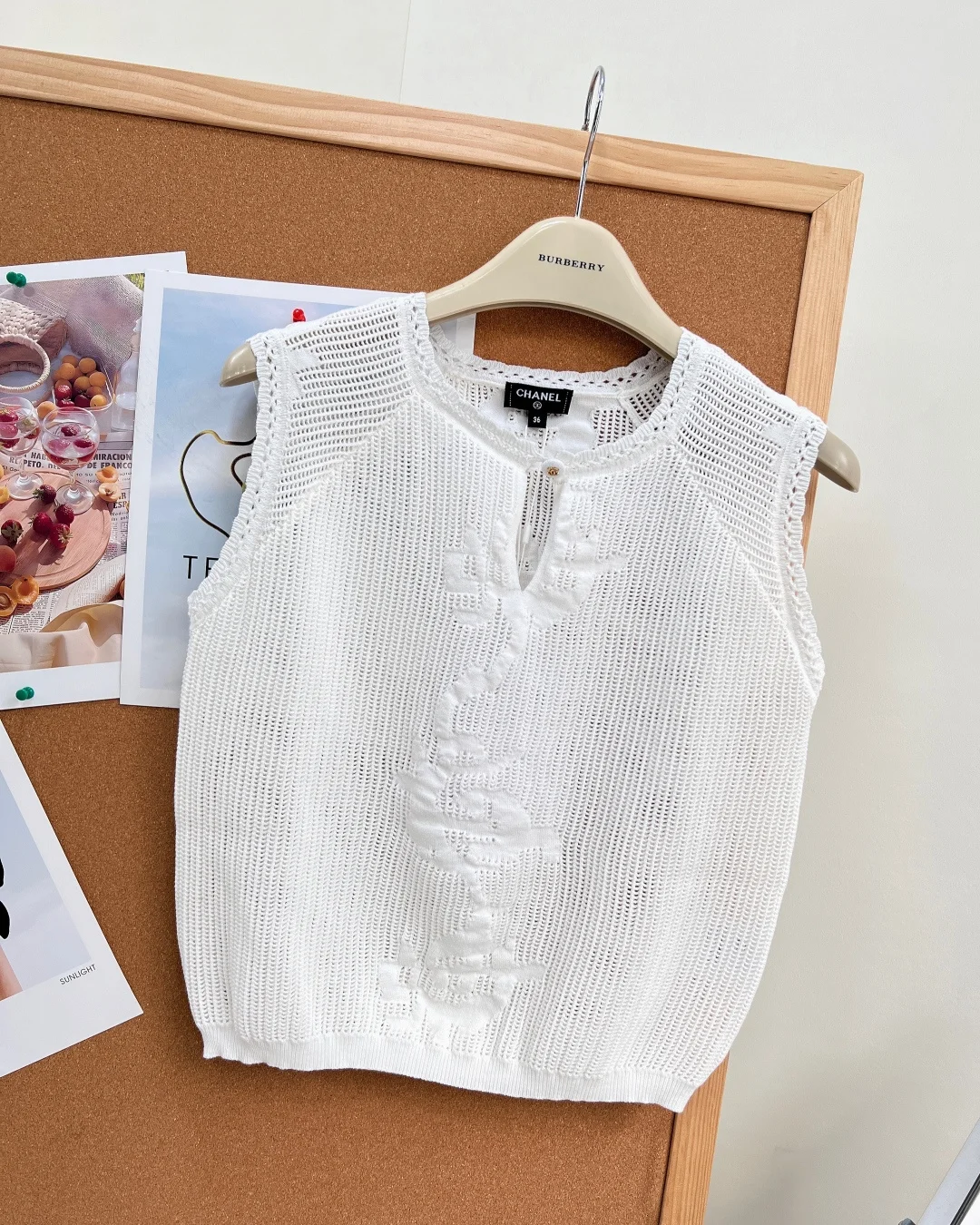 CHANEL Vests Knitted Mesh S M L B75202608040118 - Image 9