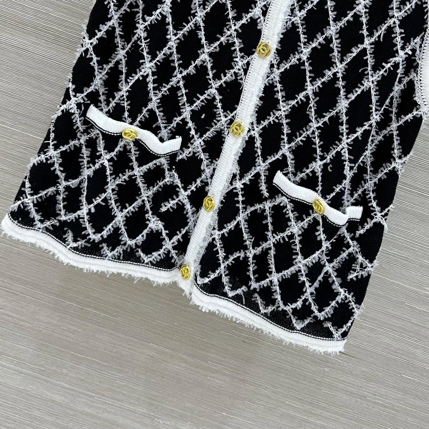 CHANEL Vests Lace Embroidered S B55202608041102 - Image 6
