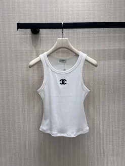 CHANEL Vests Ribbed Knit 36-40 A35202608042827