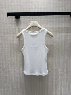 Alternative view of CHANEL Vests Ribbed Knit 36-40 A35202608042827