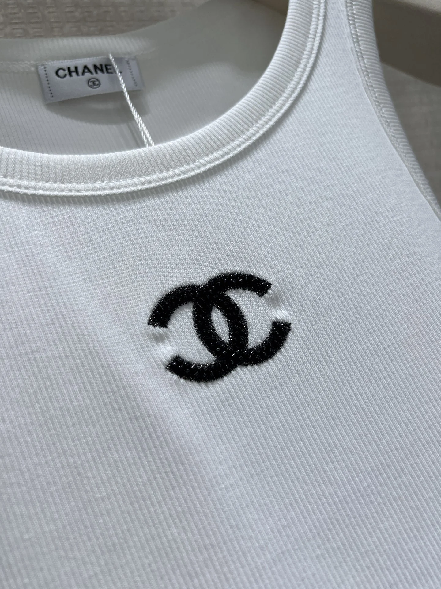 CHANEL Vests Ribbed Knit 36-40 A35202608042827 - Image 5