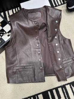 Alternative view of CHANEL Vests Sheep Leather S-XL D35202608041401
