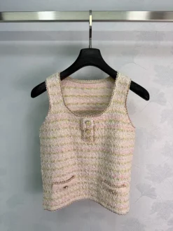 CHANEL Vests Tweed S M L B90202608040755