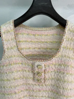 Alternative view of CHANEL Vests Tweed S M L B90202608040755