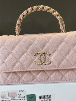 Alternative view of CHANEL Wallet Bags Caviar Leather (Pink-Gold) 19CM E90202608073075