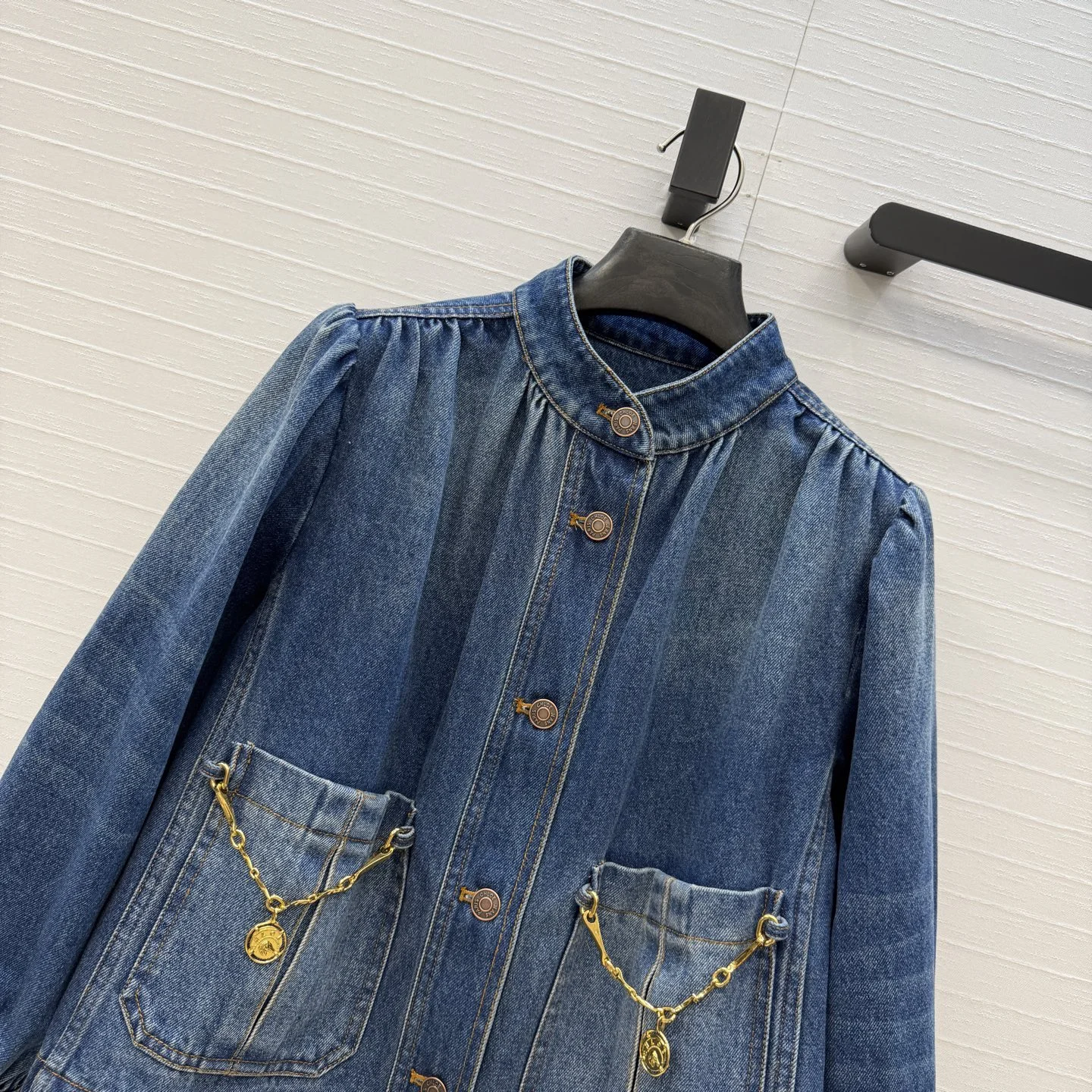 CHLOE Jackets Denim S C30202608041686 - Image 2