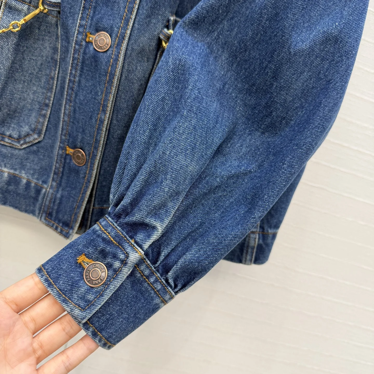 CHLOE Jackets Denim S C30202608041686 - Image 6