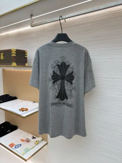 Alternative view of CHROME HEARTS T-shirts Cotton Blend S-M-L A15202608060136