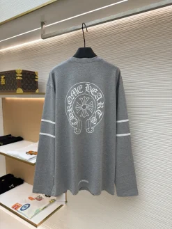 Alternative view of CHROME HEARTS T-shirts Cotton Blend S-M-L A25202608060139