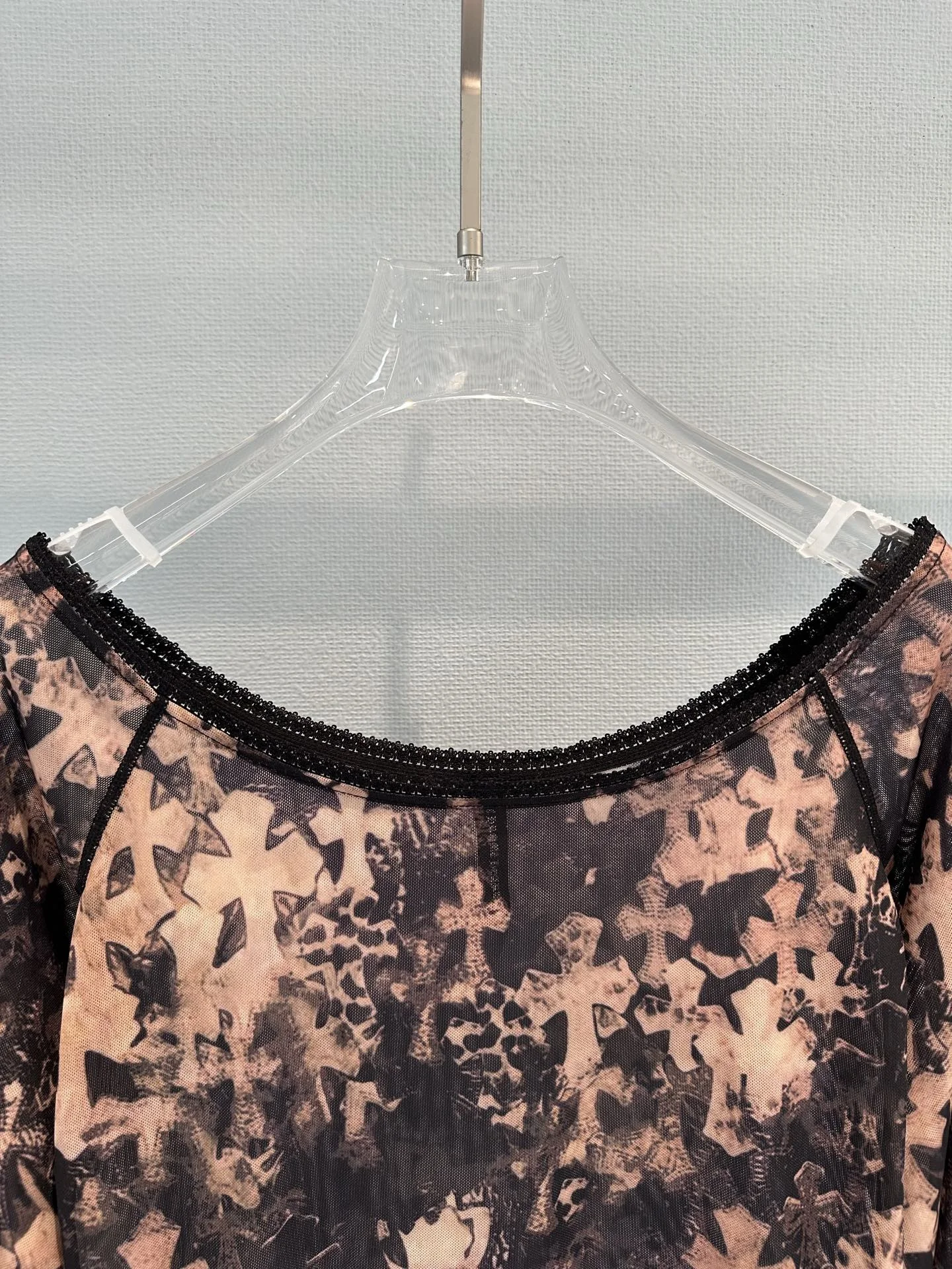 CHROME HEARTS T-shirts Mesh Lace S-M-L A80202608042040 - Image 7