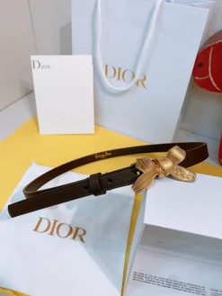 DIOR Belts Calf Leather 1.5cm Width A70202608050436
