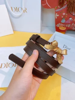 Alternative view of DIOR Belts Calf Leather 1.5cm Width A70202608050436